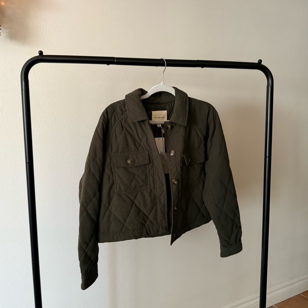 Thread & Supply Quilted Corduroy Jacket